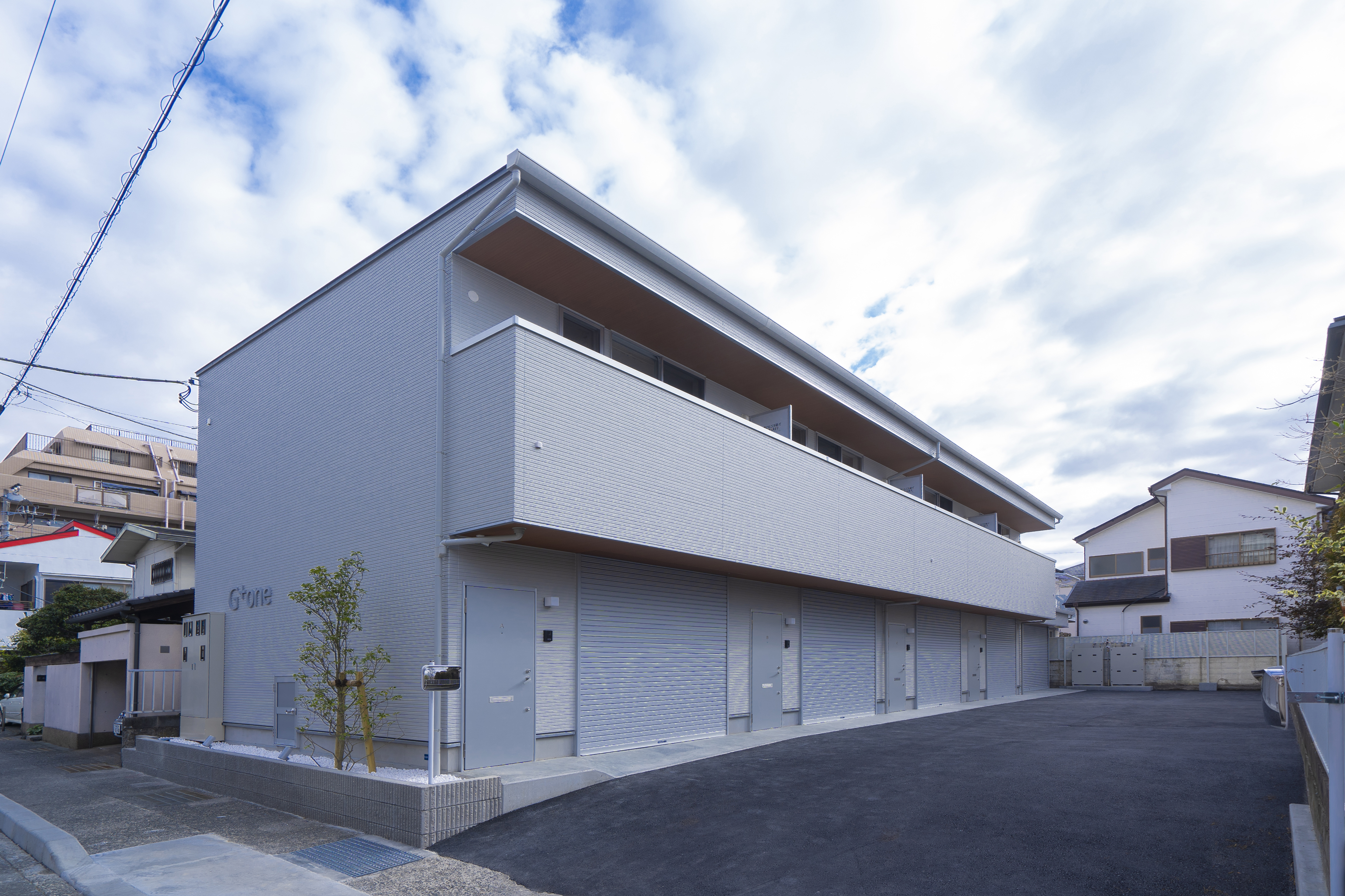 静岡の賃貸ガレージハウスは大場建設：施工実績1「G+one」